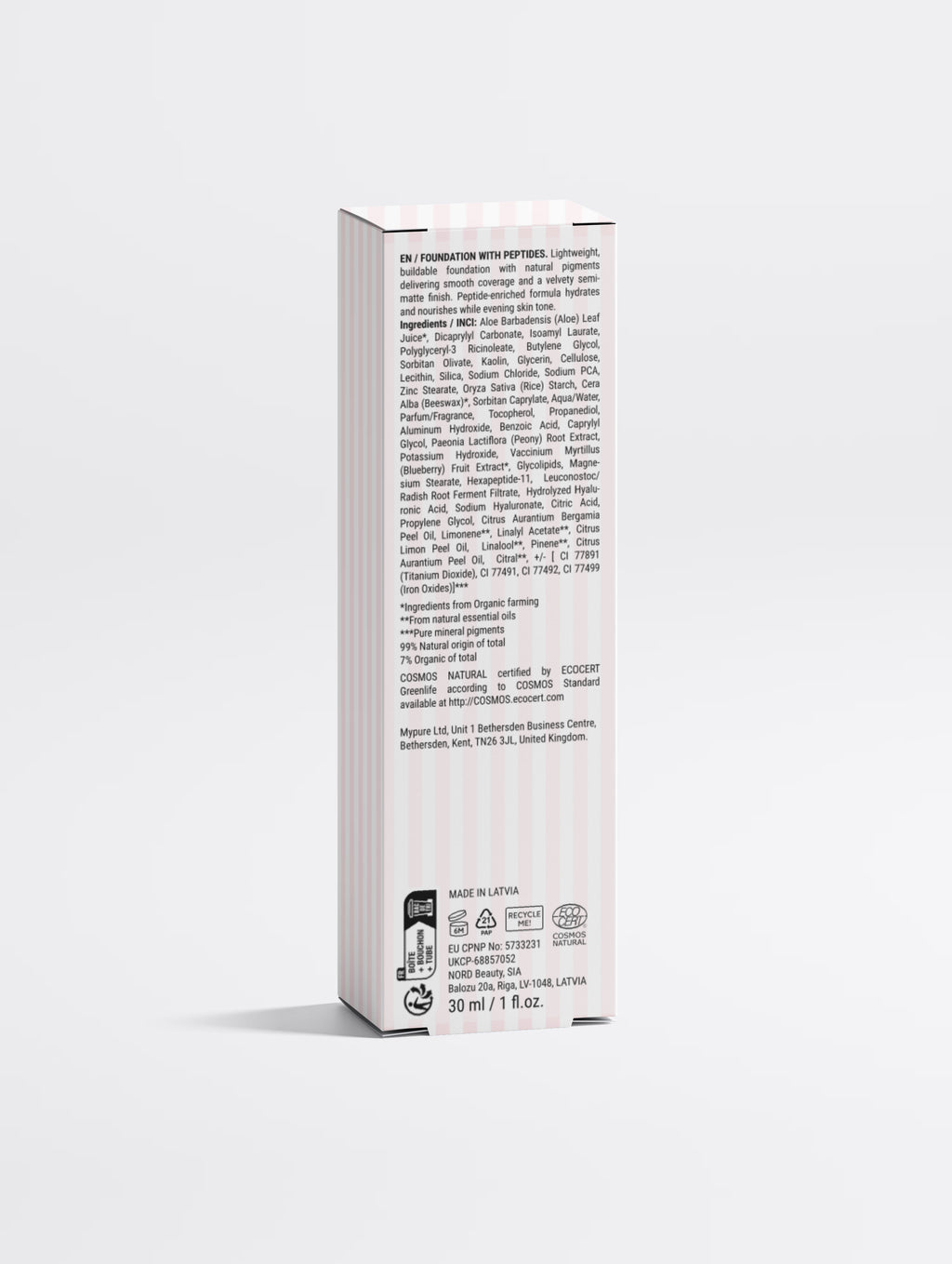 Foundation with Peptides,  25 Medium Warm