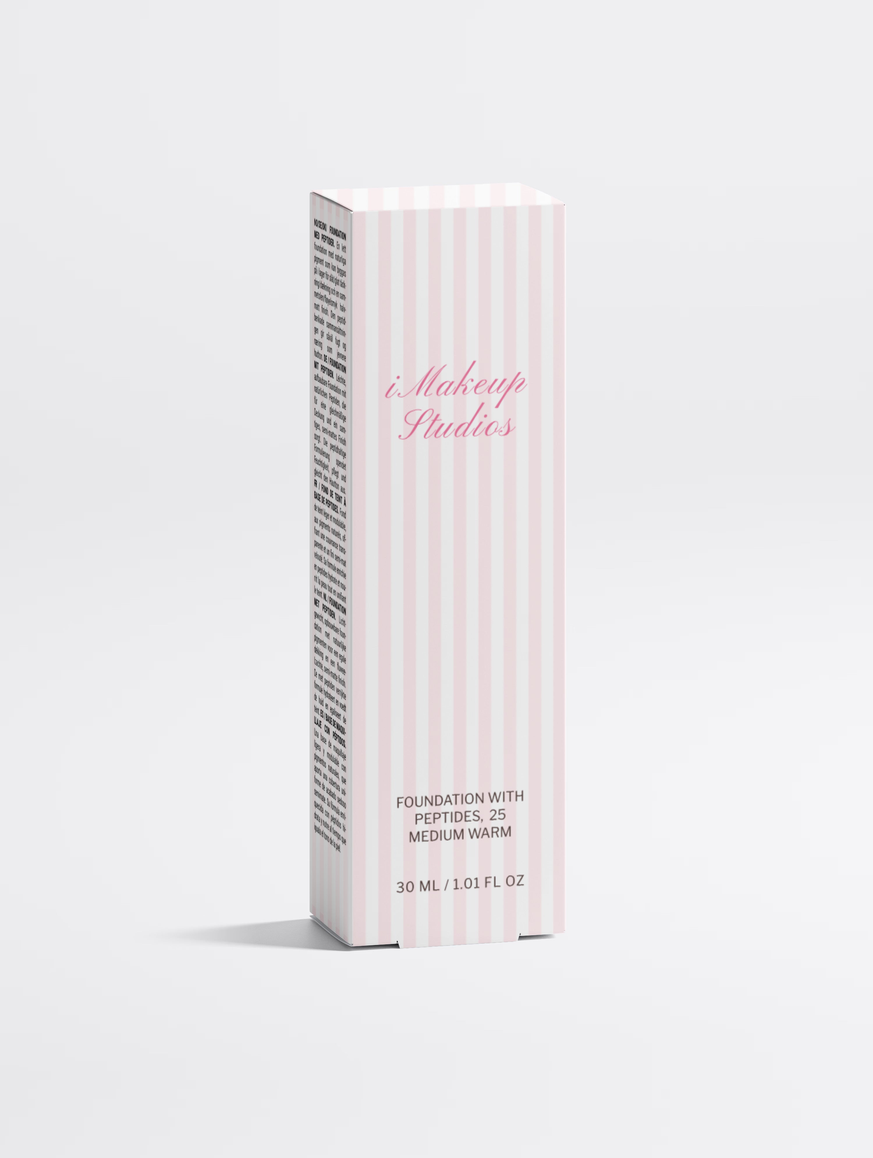 Foundation with Peptides,  25 Medium Warm