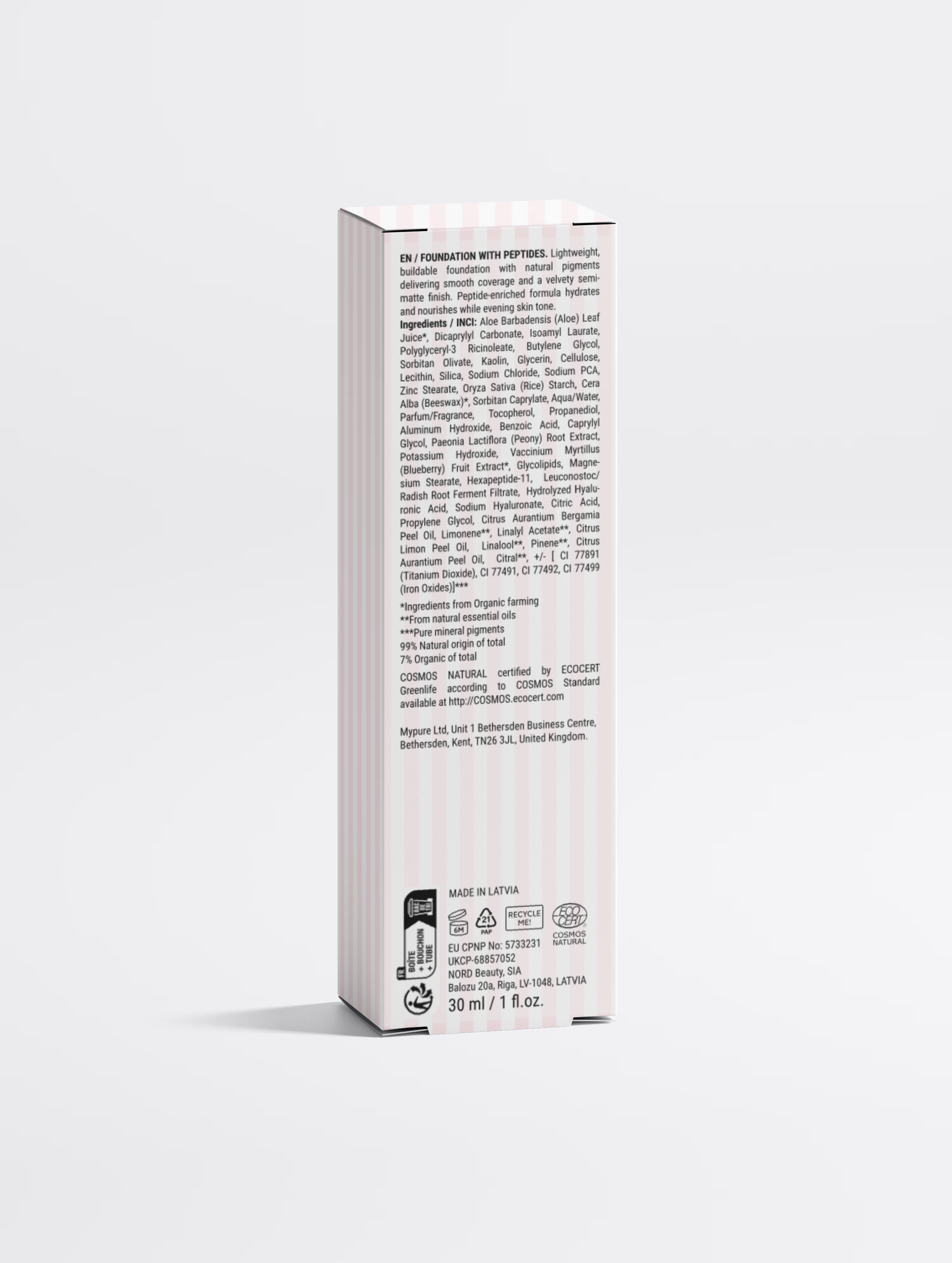 Foundation with Peptides, 20 Medium Neutral